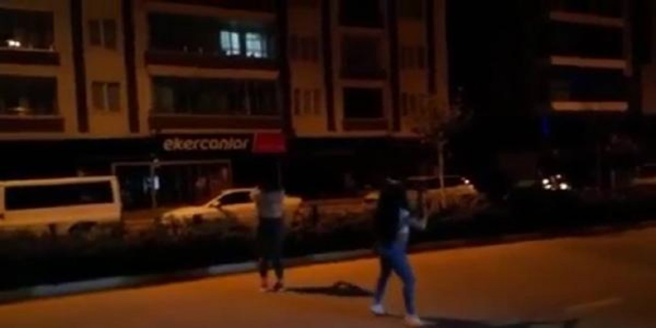 İki kadın sokak ortasında dehşet saçtı! Silahlarla iki eve ateş açtılar