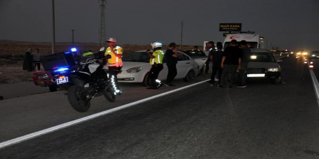 Konya yolunda Vali ve TOBB Başkanının konvoy geçişi sırasında zincirleme kaza