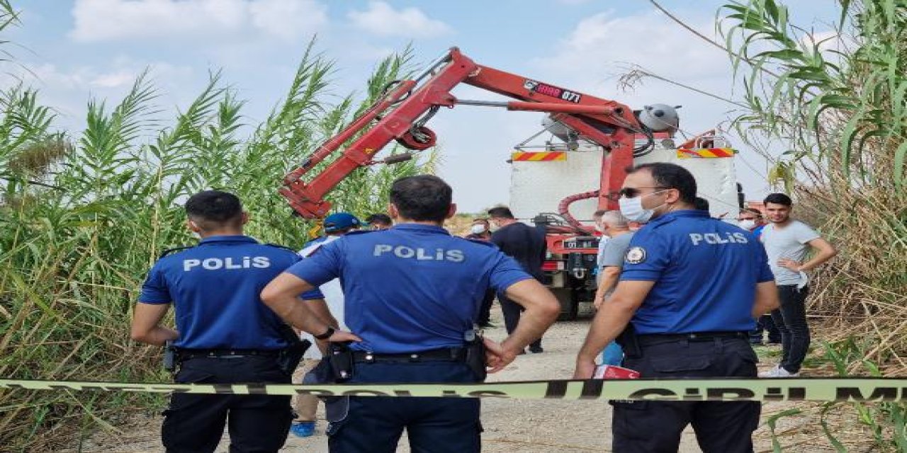Sazlık alanda çürümüş erkek cesedi bulundu