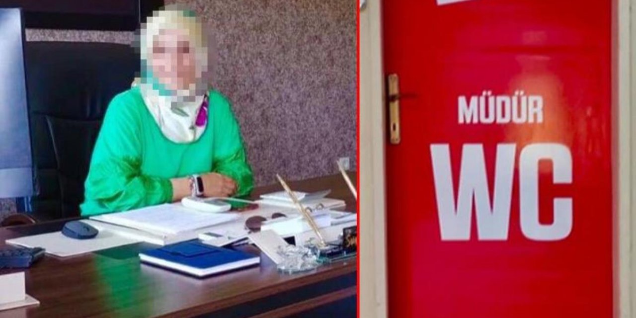 "Müdür WC" yazısı tartışmaya yol açtı, Milli Eğitim açıklama yaptı