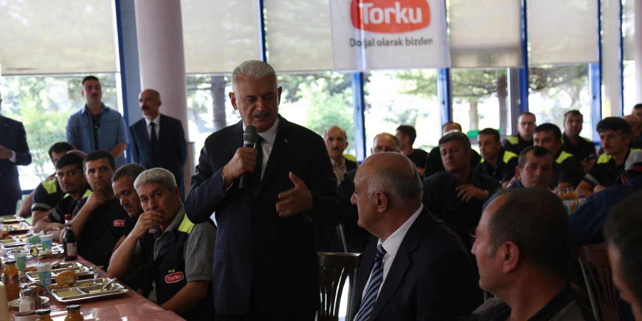 AK Parti Genel Başkanvekili Binali Yıldırım, Çumra Şeker Entegre Tesislerini ziyaret etti