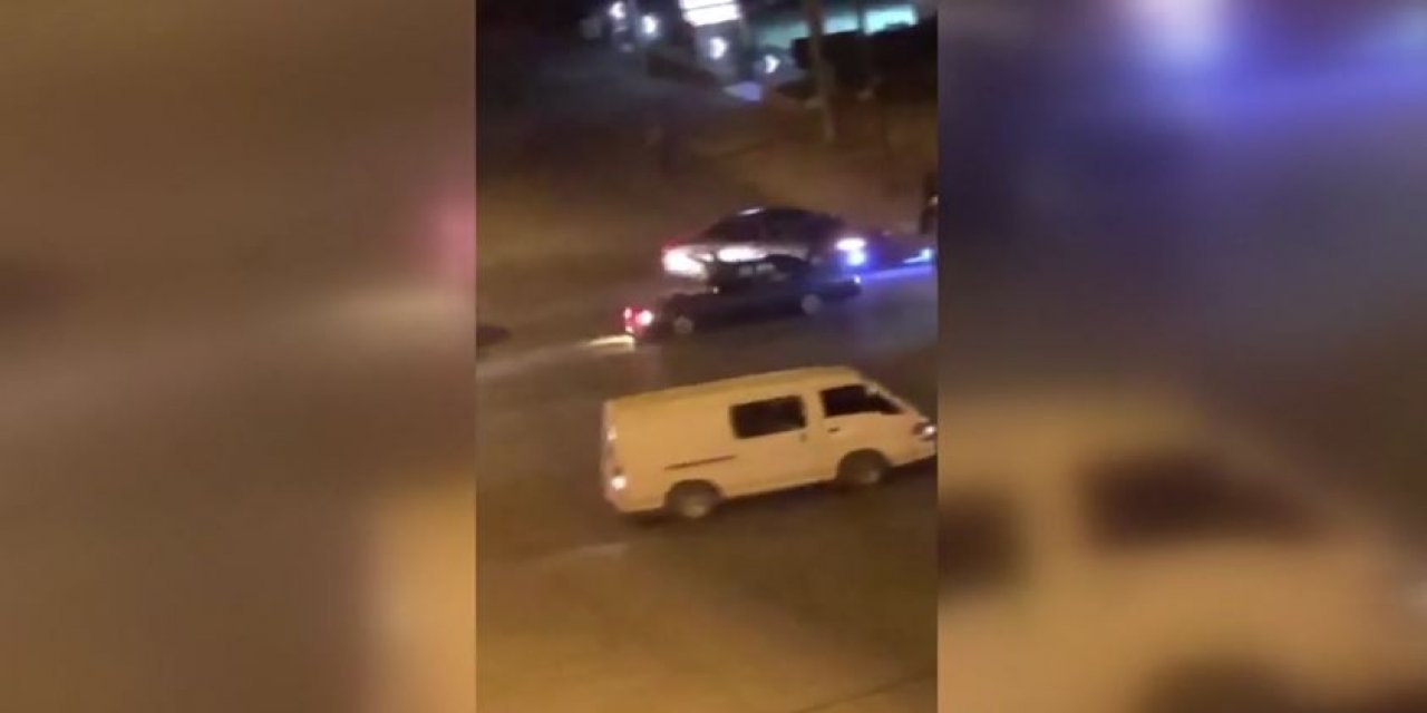 Konya’da driftçi sürücü önce kameraya sonra polise yakalandı