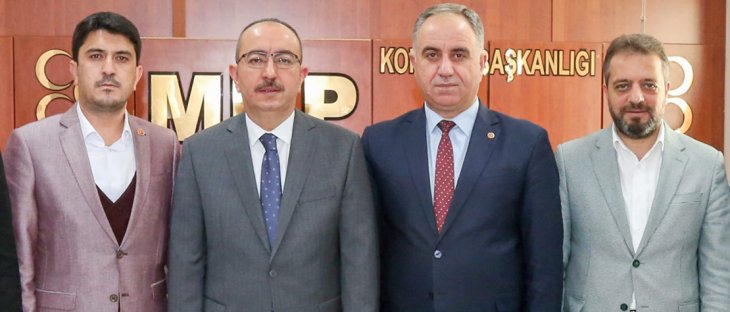 Başkan Kavuş'tan MHP'ye 'hayırlı olsun' ziyareti