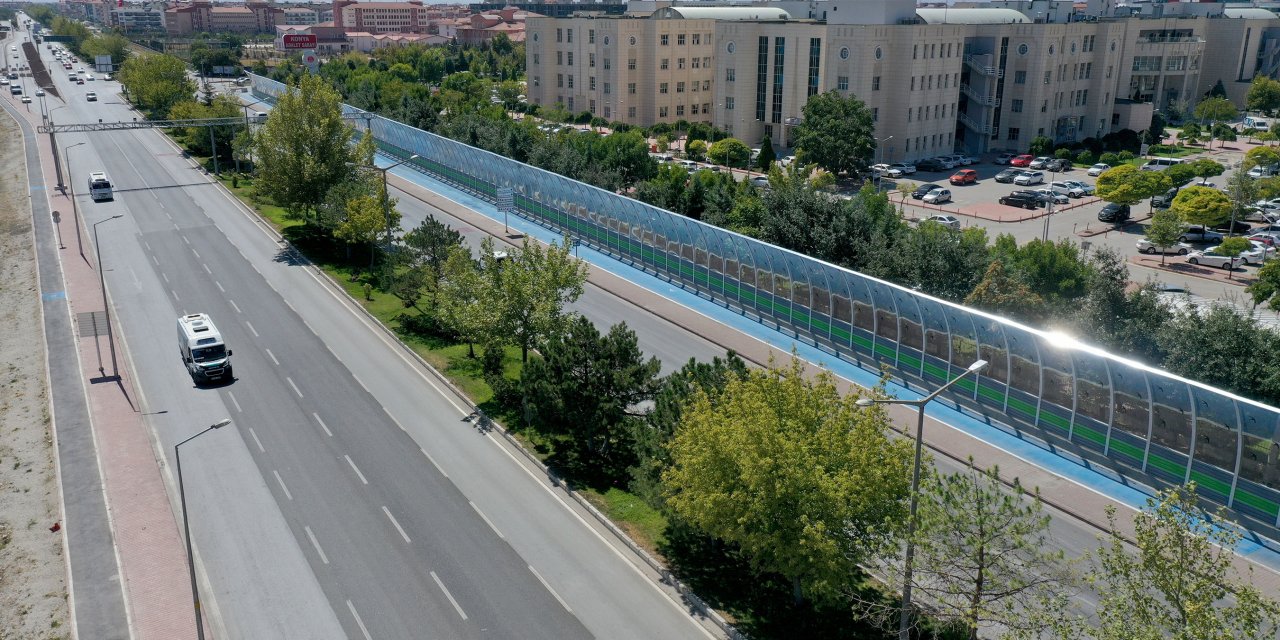 İlki tamamlandı, Konya Büyükşehir yeni gürültü bariyerleri yapacak