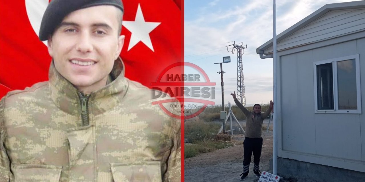 Konyalı Şehit Samet Bütün için arkadaşı bayrak direği dikti