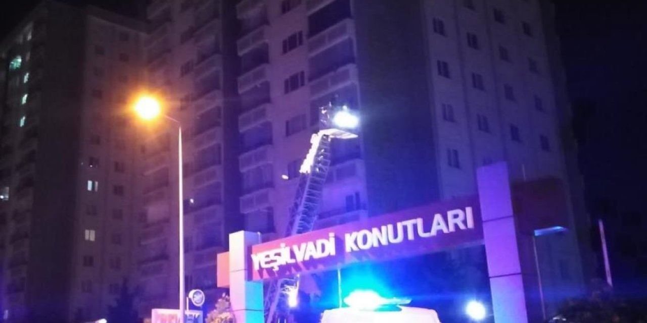 15 katlı binada çıkan yangında bir kişi öldü