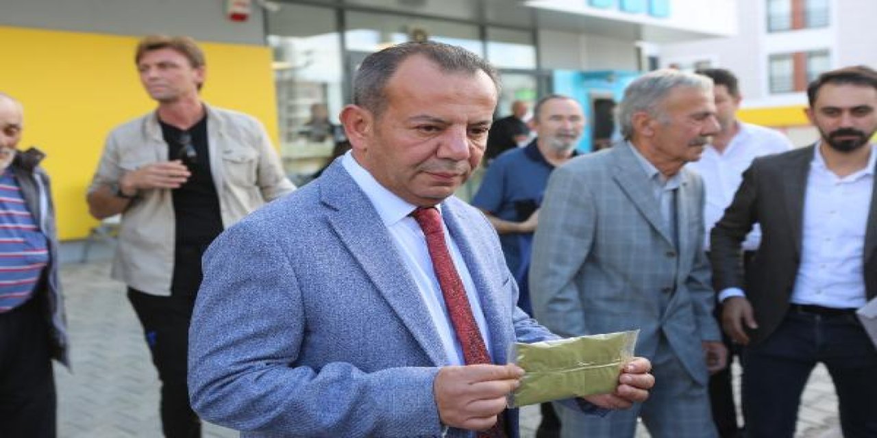 Tanju Özcan, HDP Genel Merkezi'ne kargoyla kına gönderdi