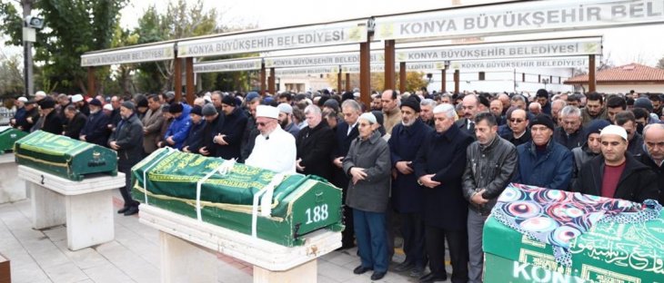 Konya'da Veyis Kurucu'ya son görev