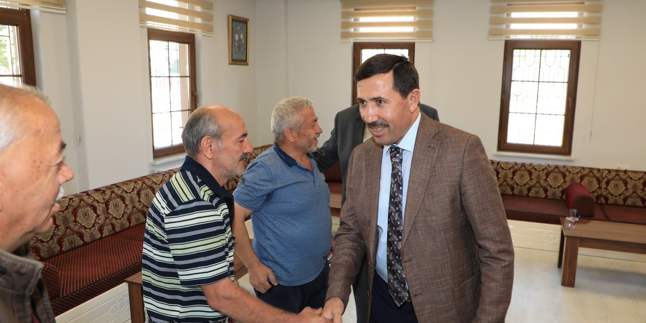Başkan Hasan Kılca, iki emekli konağını ziyaret etti