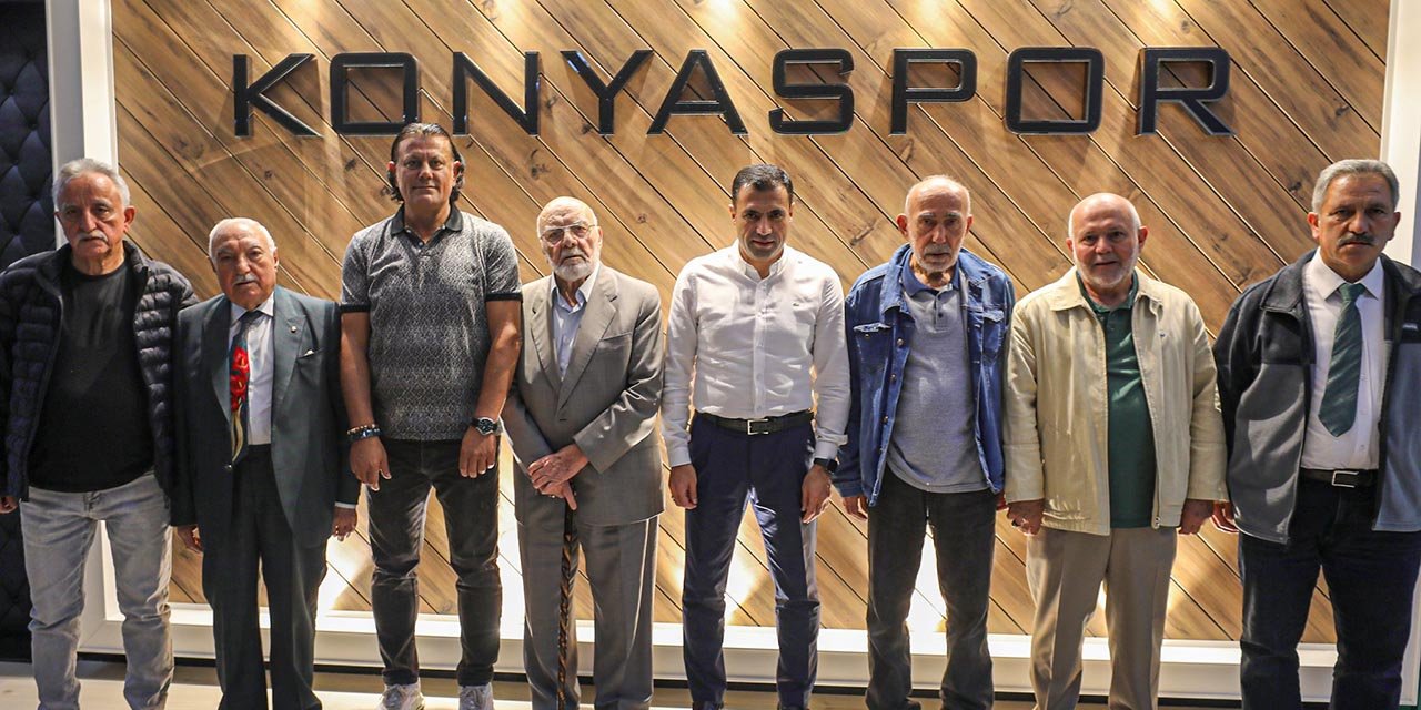 Konyaspor, eski başkanları konuk etti