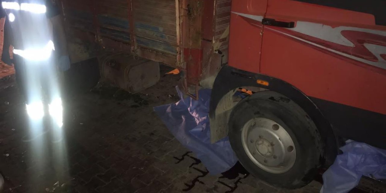 Geri manevra yapan kamyonet 81 yaşındaki yayayı ezdi