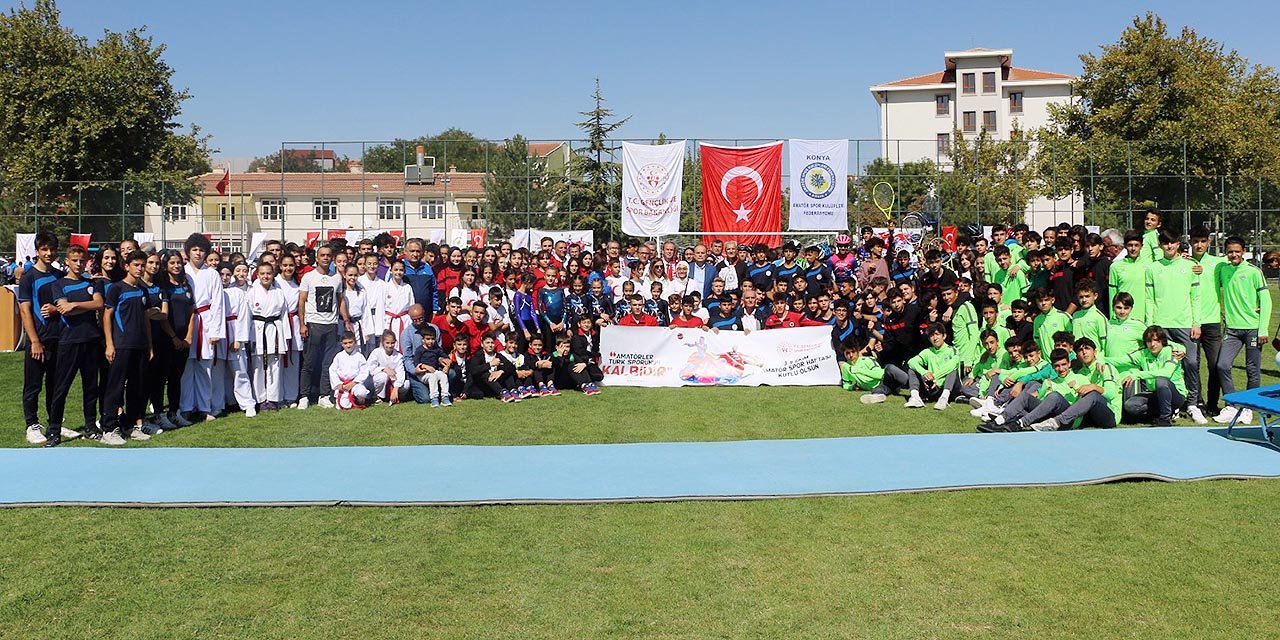 Konya’da coşku dolu spor etkinliği