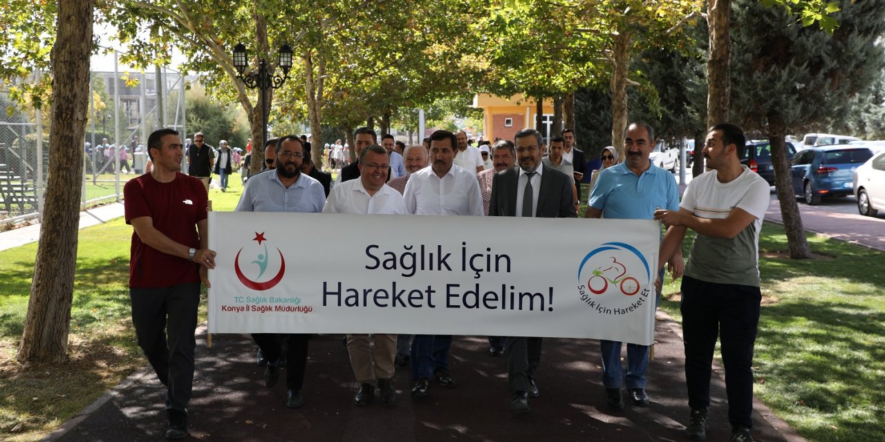 Karatay’da Sağlık İçin Hareket Edelim etkinliği düzenlendi