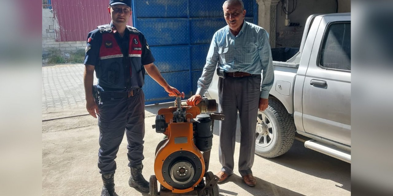 Jandarma, Konya’da çalınan su motorunu Şanlıurfa’da buldu