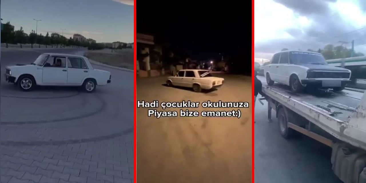 Konya’da driftçileri paylaşımları yaktı! İkisi de aday sürücü çıktı