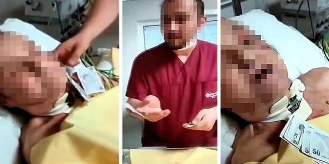 Hastanedeki skandal görüntüye 4 tutuklama