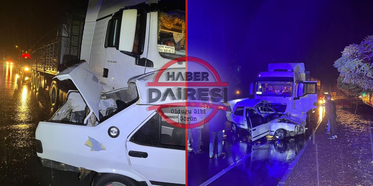 Son Dakika: Konya’da TIR otomobille çarpıştı: 1 ölü, 1 yaralı