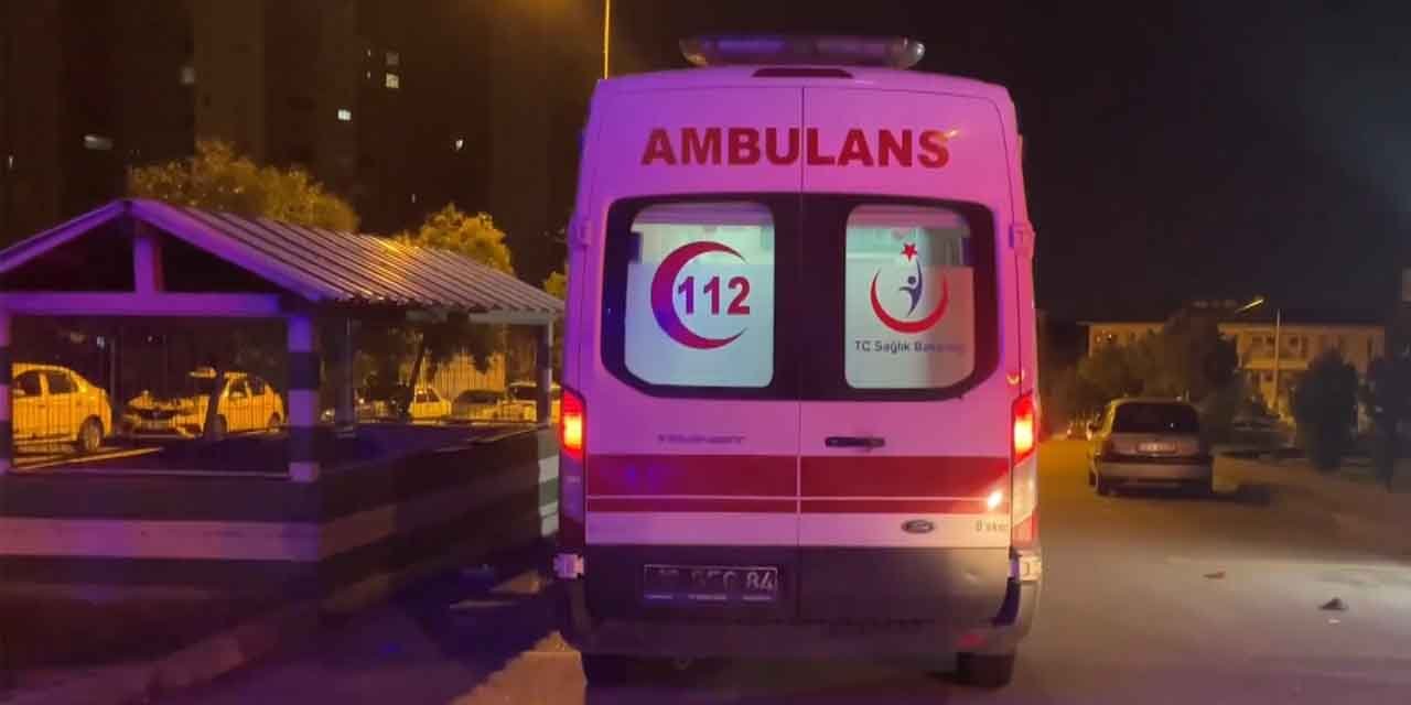 Yaşlı kadına ambulans çarptı