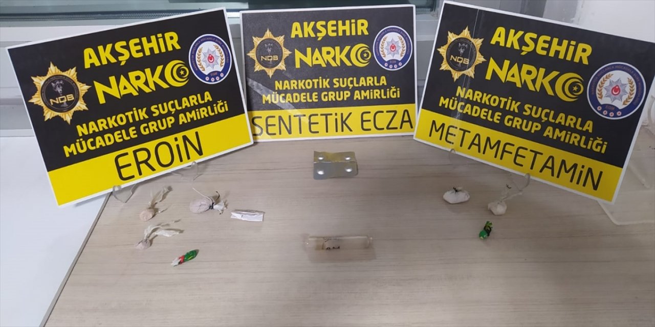 Konya Akşehir’de uyuşturucu operasyonu! 9 kişi gözaltında