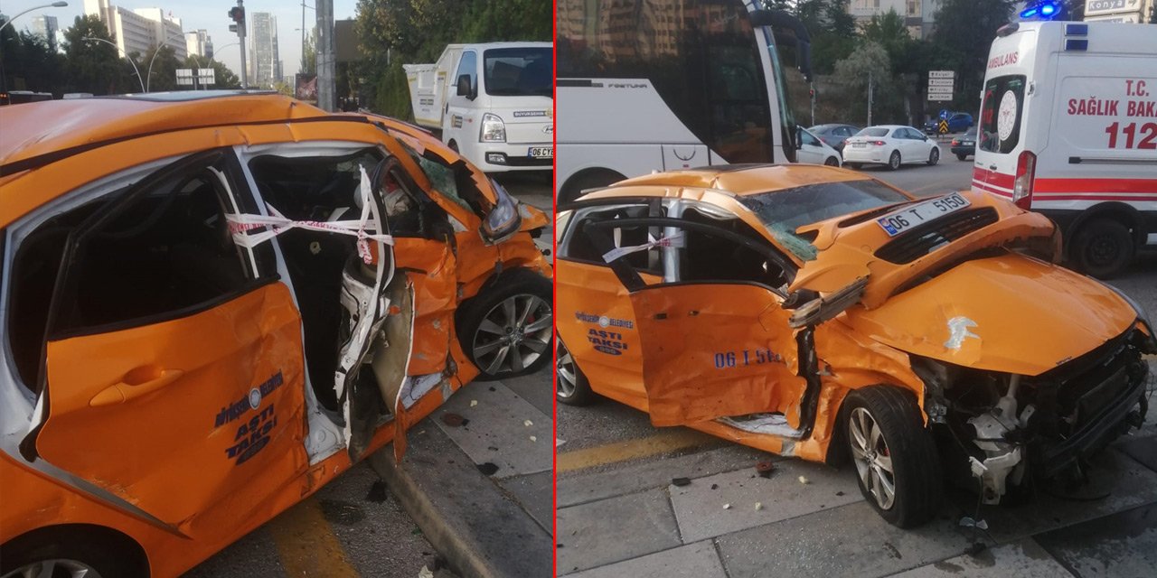 HDP’li vekilleri taşıyan minibüs ile çarpışan taksinin sürücüsü öldü