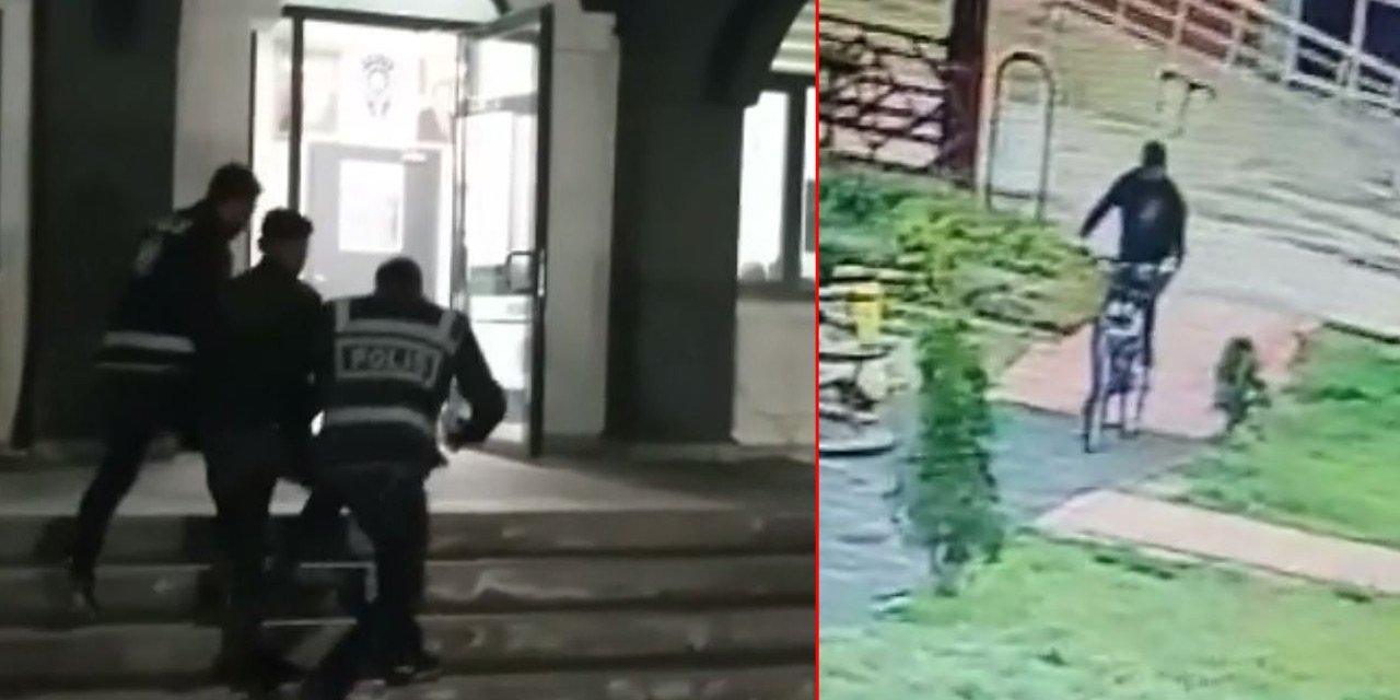 Konya’da 5 bisiklet çaldığı öne sürülen şüpheli çay bahçesinde yakalandı