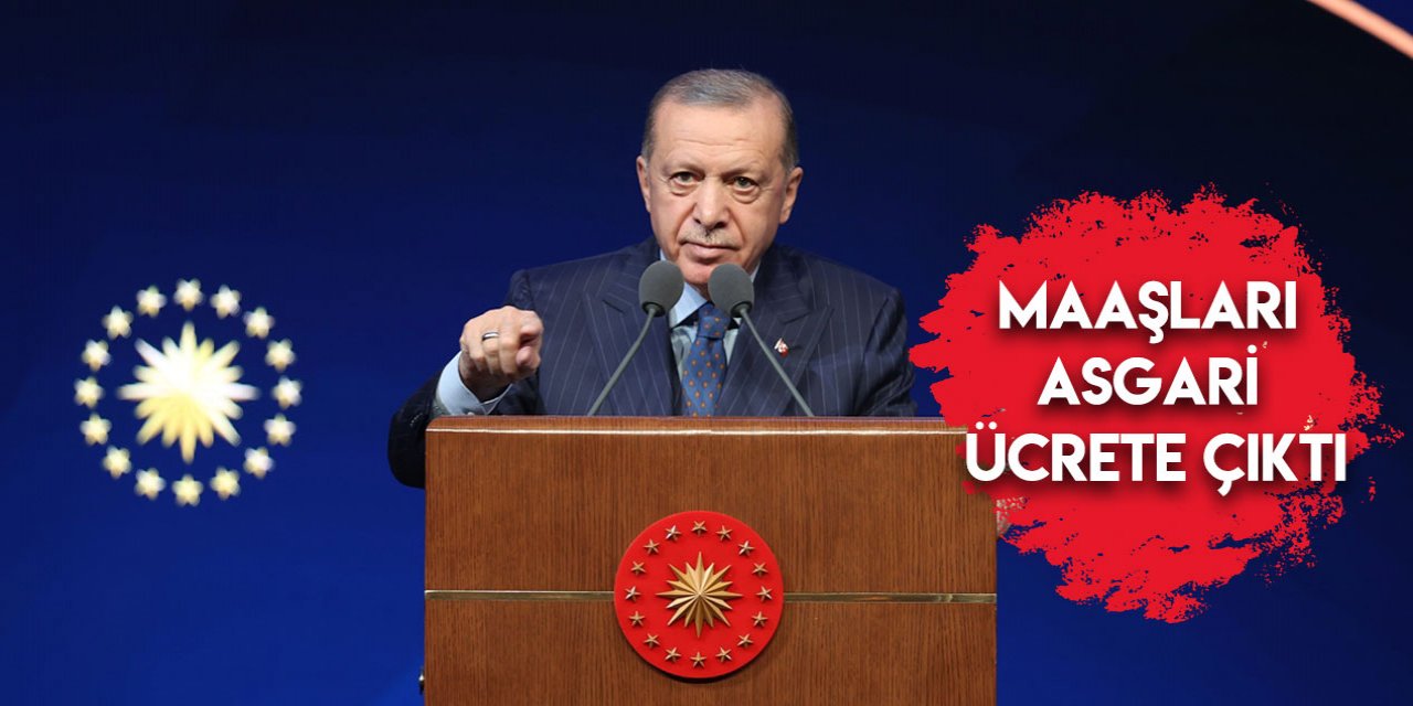 Gençlere müjdeyi Cumhurbaşkanı Erdoğan verdi! Maaşları asgari ücrete çıktı