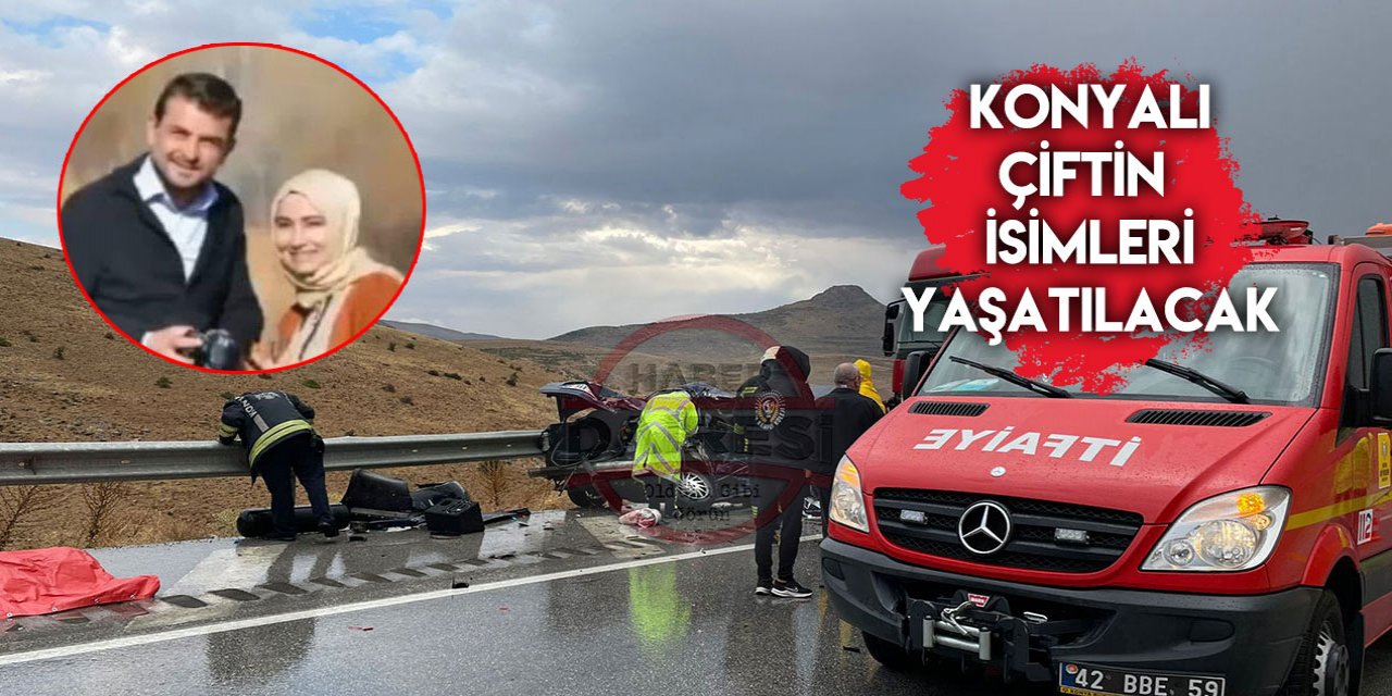 Konya’da kaza kurbanı olan Ecevitci çiftinin ismi yaşatılacak