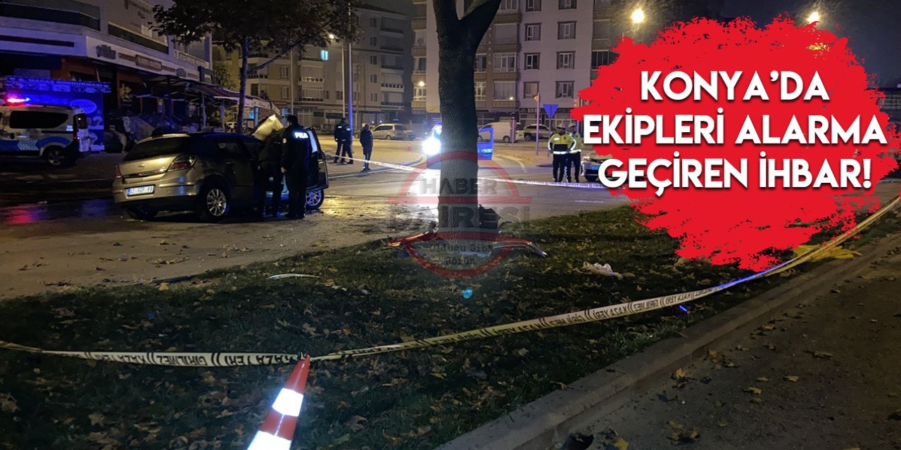 Son Dakika: Konya’da ağaca çarpan otomobil alev aldı: 1 ölü, 1 yaralı