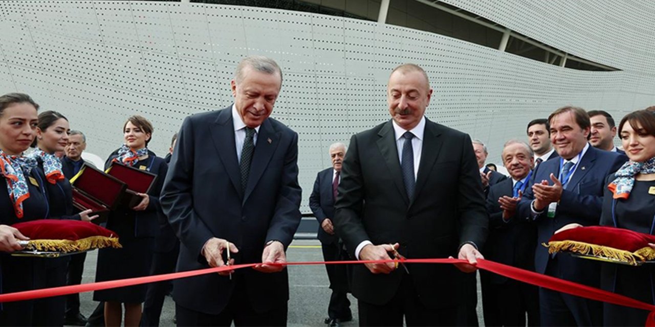 Erdoğan ve Aliyev, Zengilan Uluslararası Havalimanı'nın açılışını yaptı