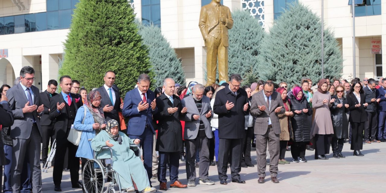 Hayatını kaybeden Konya Adliyesi çalışanı Fadime Vergisiz’e son görev