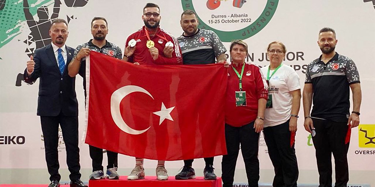 Milli haltercilerimiz Avrupa'da tarih yazıyor!