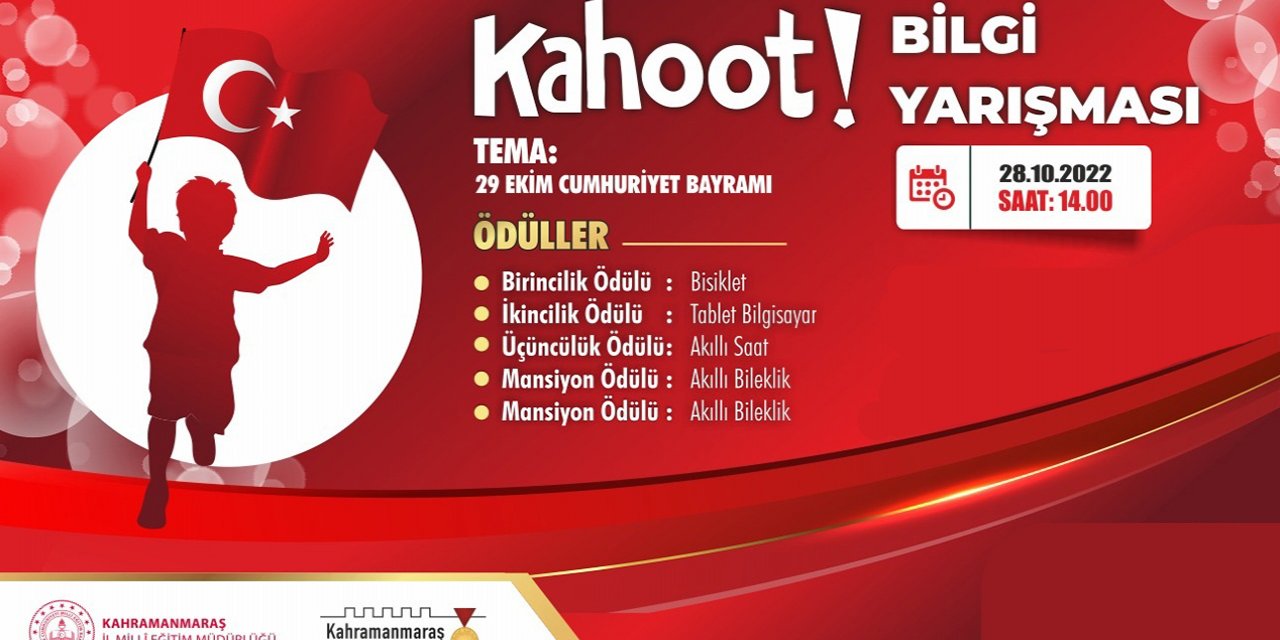 Kahramanmaraş Belediyesi bisiklet ödüllü bilgi yarışması düzenliyor