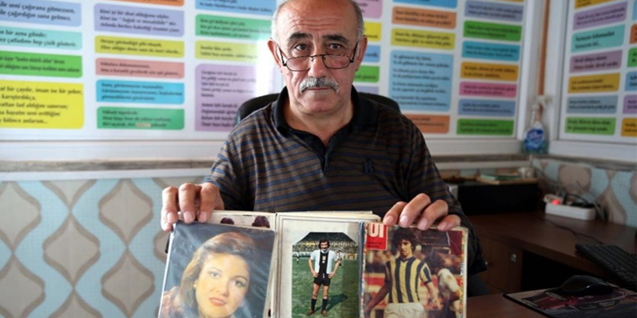 Ünlülerin imzalı fotoğraflarını 45 yıldır saklıyor