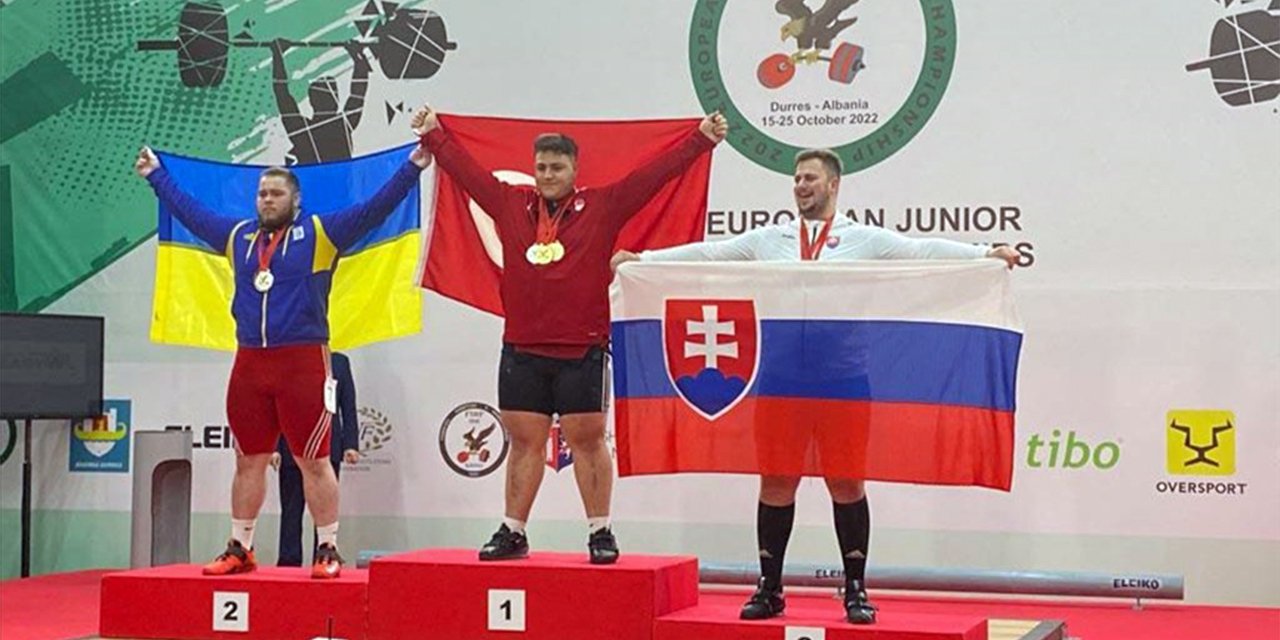 Milli halterci Ali Oflaz Avrupa şampiyonu oldu