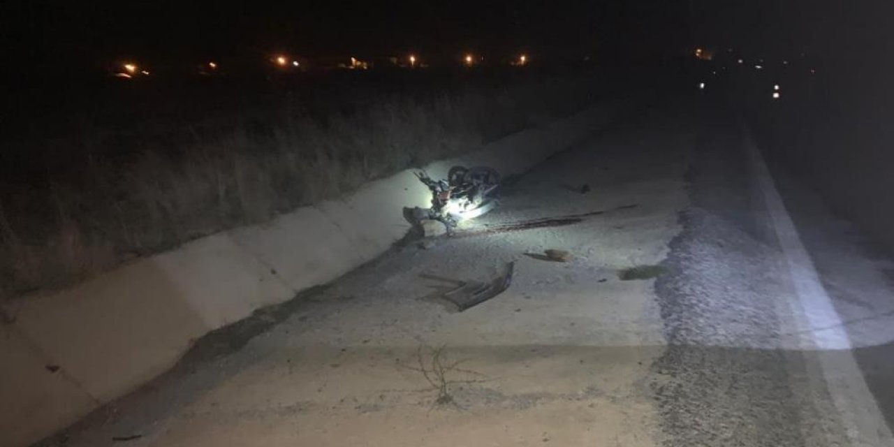 Konya’da kamyonetin çarptığı motosikletin sürücüsü öldü