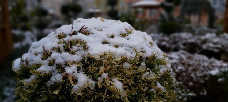 Konya kent merkezine ilk kar düştü