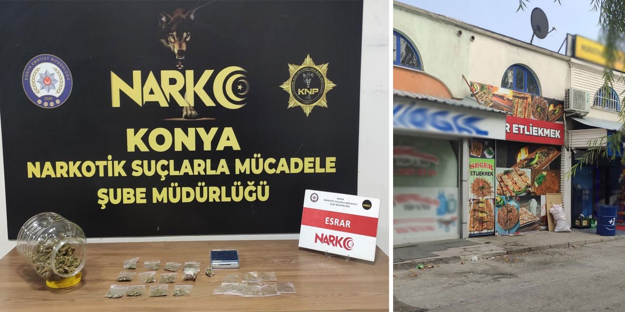 Son Dakika: Konya’da etliekmekçiye uyuşturucu baskını!