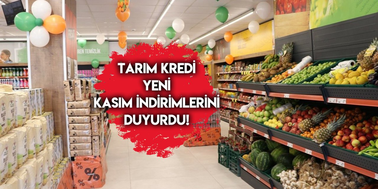 Tarım Kredi Market büyük indirimi duyurdu (5-15 Kasım 2022)