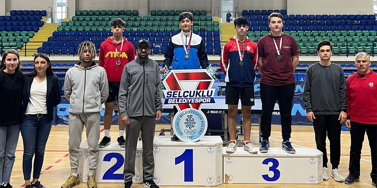 Selçuklu Belediyespor Masa Tenisi Takımından büyük başarı