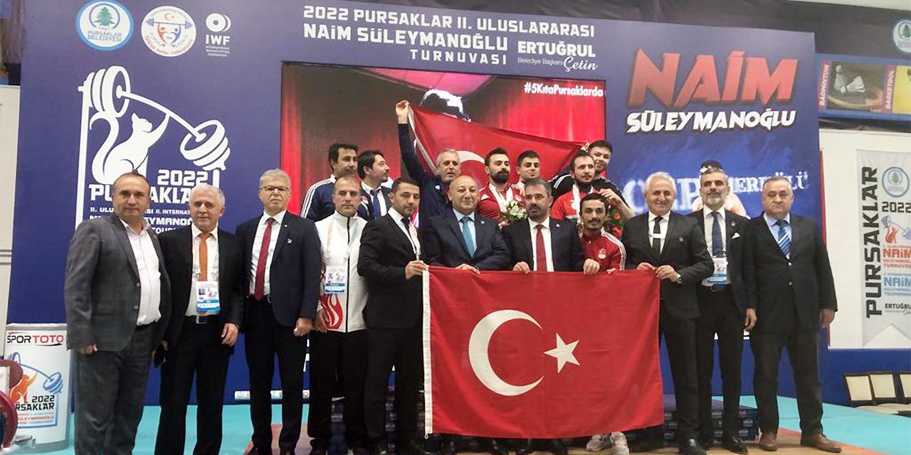 Milli haltercilerimiz podyumda coştu! 15 Madalya