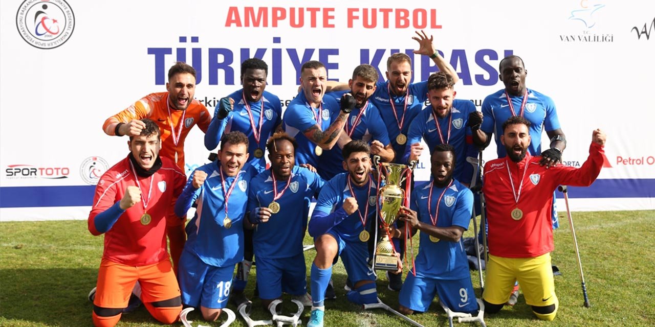 Ampute Futbol Türkiye Kupası'nı Şahinbey Belediyesi kazandı