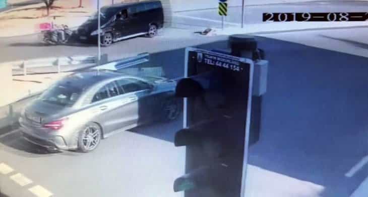 17 yaşındaki kuryenin can verdiği kaza anı!