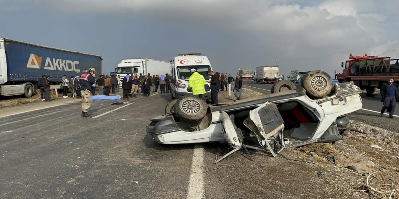 Takla atan otomobildeki 1 kişi öldü, 4 kişi yaralandı