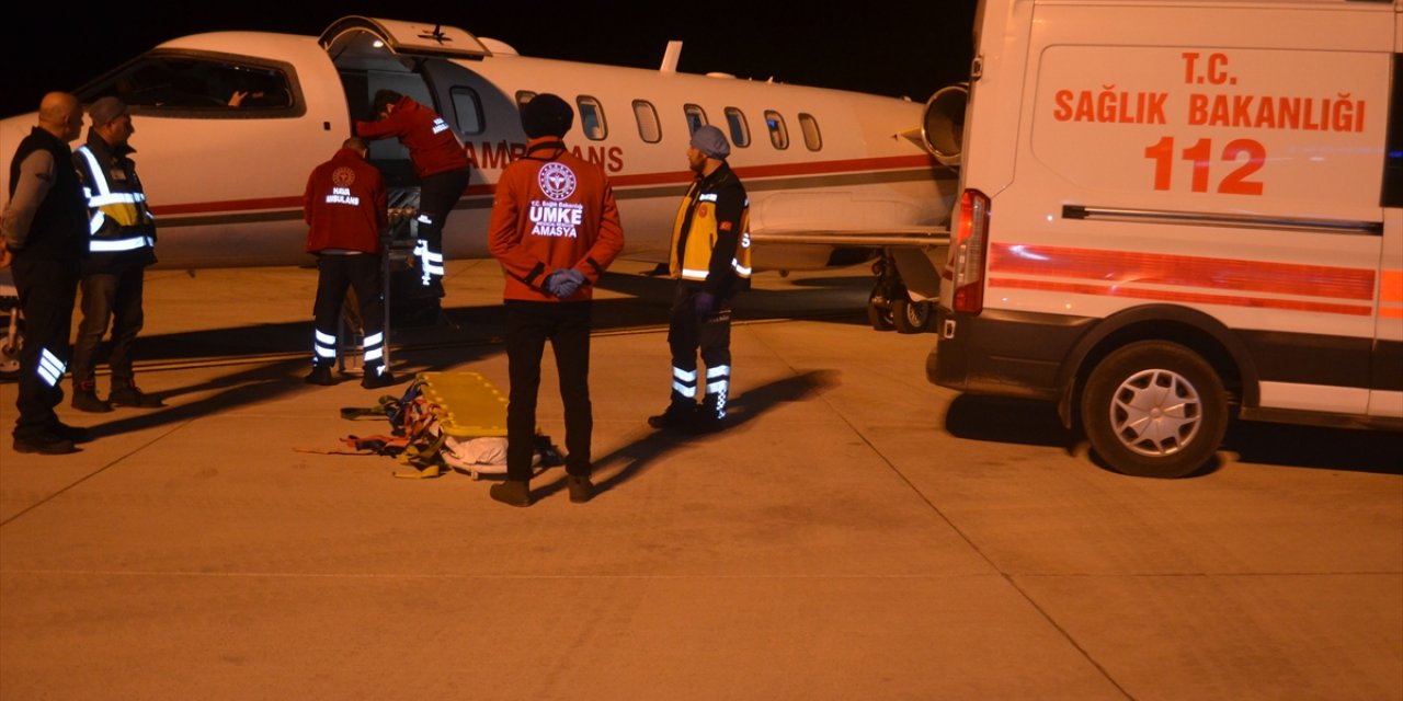 Ambulans uçak tiyatrocu Sergen Deveci için havalandı