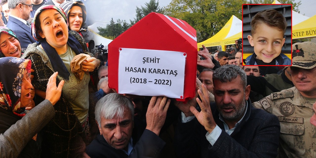 Terör şehidi 5 yaşındaki Hasan Karataş’a acı veda!