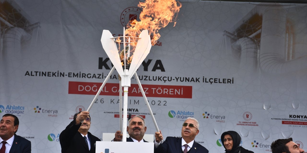 Konya’nın 5 ilçesi daha doğalgaza kavuştu