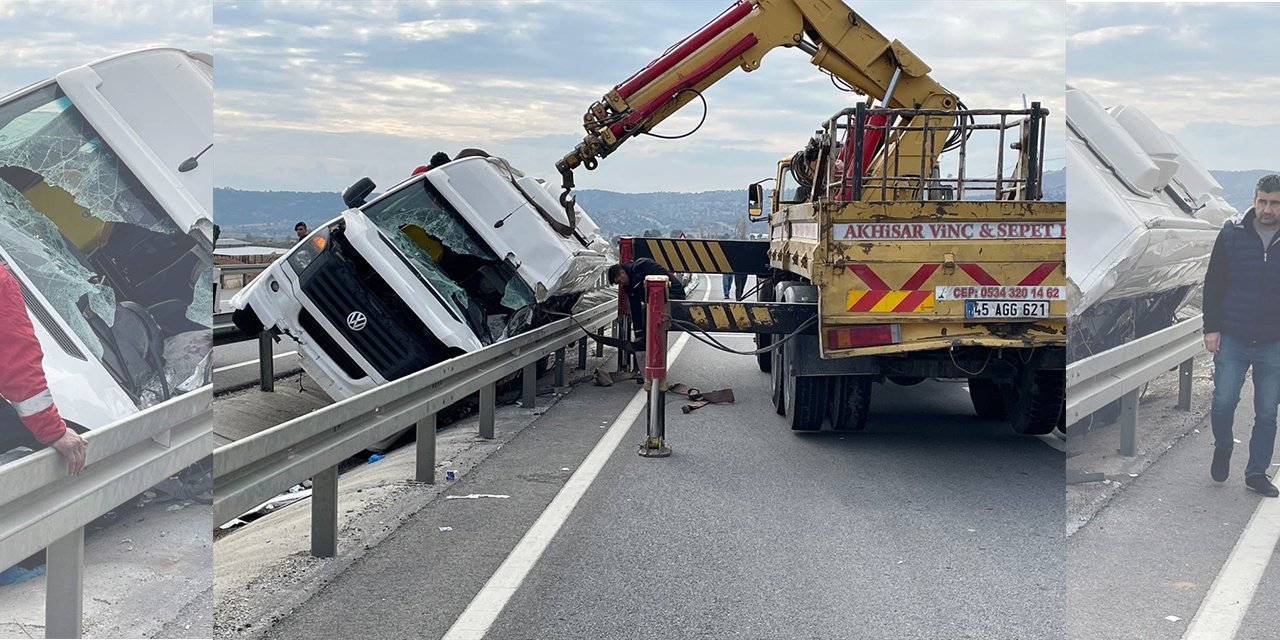 Taraftar minibüsü devrildi! 1 kişi öldü, 9 kişi yaralandı