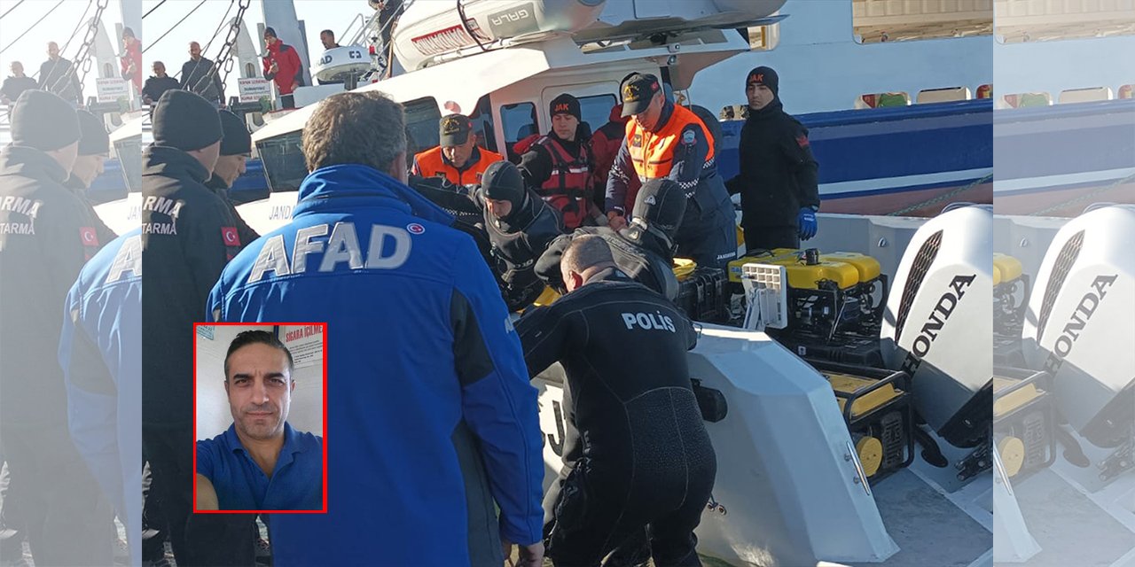 Kaybolan balıkçının cansız bedeni 13 metre derinlikte bulundu