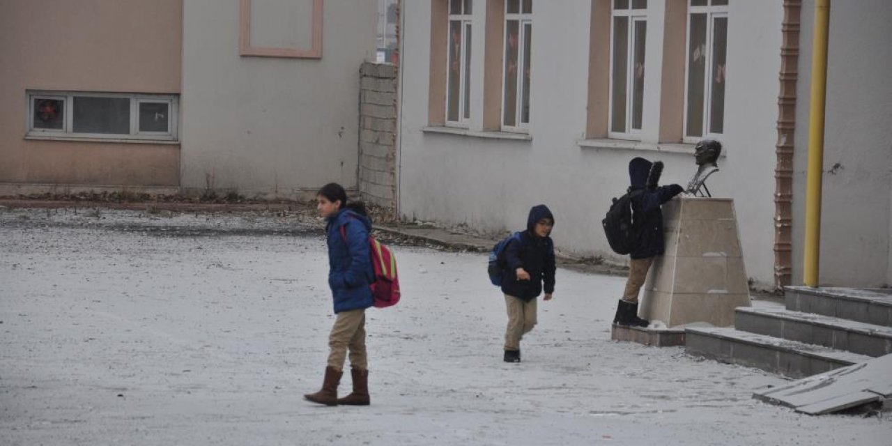 Bir ilimize mevsimin ilk karı yağdı