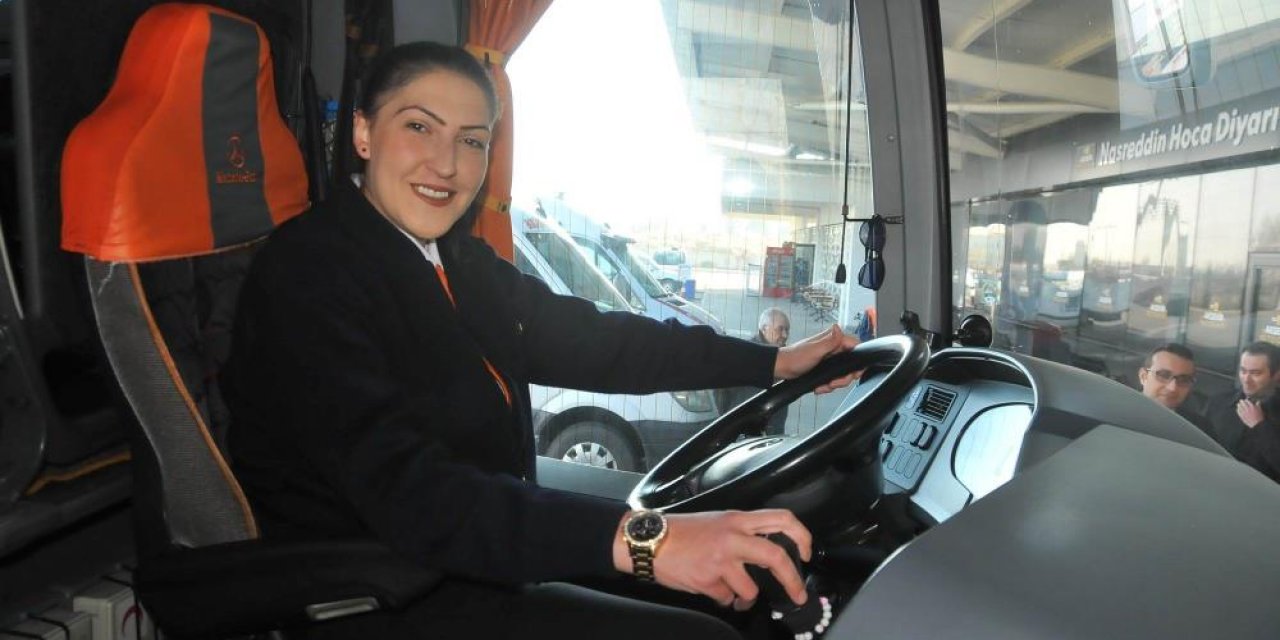 Konyalı Funda Çepel, Akşehir'in şehirlerarası tek kadın şoförü